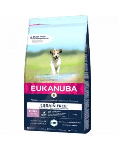 Eukanuba Puppy Junior Petite et Moyenne Race Saumon 3 kg - Destockage