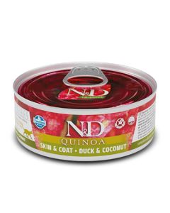 Farmina N&D Quinoa Canard & Noix de Coco Chat 12 x 80 g