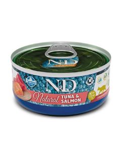 Farmina N&D Natural Thon & Saumon Chat 30 x 70 g