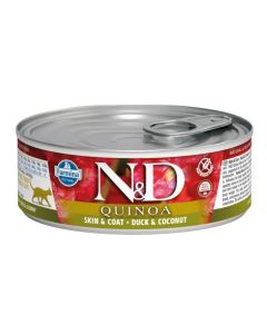 Farmina N&D Quinoa Canard & Noix de Coco Chat 24 x 80 g