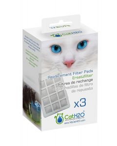 Filtres pour fontaines à eau Cat et Dog H2O x 3 - La Compagnie des Animaux