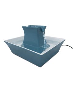 Fontaine Drinkwell Pagoda bleu 2 L - La Compagnie des Animaux
