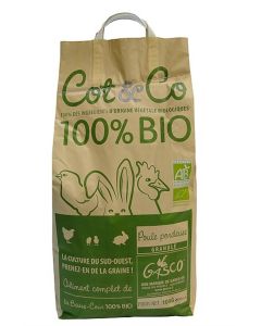 Gasco Cot & Co Bio Poule pondeuse 10 kg - La Compagnie des Animaux