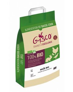 Gasco Maïs Bio pour volaille et basse cour 8 kg - La Compagnie des Animaux