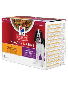 Hill's Science Plan Canine Healthy Cuisine Adulte 12 x 90 g