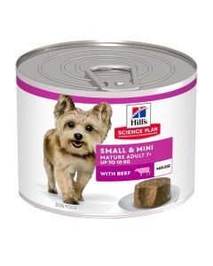 Hill's Science Plan Canine Mature Small&Mini Mousse bœuf 12 x 200 g
