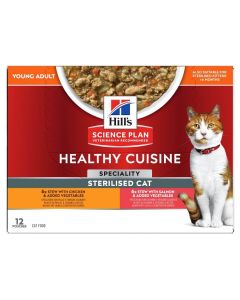 Hill's Science Plan Feline Healthy Cuisine Stérilisé 12 x 80 g