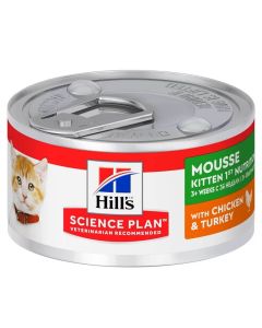 Hill's Science Plan Feline Kitten & Mother poulet et dinde 24 x 85g 