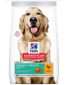 Hill's Science Plan Canine Adult Large Perfect Weight Poulet 12 kg