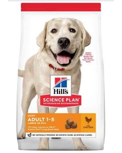 Hill's Science Plan Canine Adult Large Light au poulet 12 kg- La Compagnie des Animaux