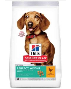 Hill's Science Plan Canine Adult Mini Perfect Weight Poulet 2 kg- La Compagnie des Animaux-