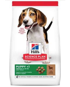 Hill's Science Plan Canine Puppy Medium Agneau & Riz 18 kg
