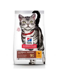 Hill's Science Plan Feline Adult Hairball Indoor Poulet 1,5 kg