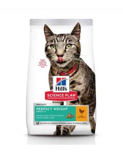 Hill's Science Plan Feline Adult Perfect Weight Poulet 8 kg- La Compagnie des Animaux