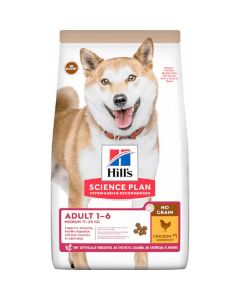 Hill's Science Plan Canine Adult No Grain Poulet 14 kg