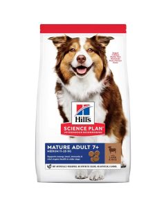 Hill's Science Plan Canine Mature 7+ Medium Agneau 14 kg
