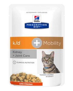 Prescription Diet Feline KD Mobility 12 x 85 g - La Compagnie des Animaux