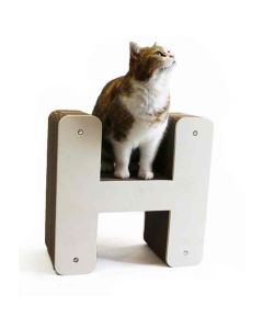 Homycat Griffoir pour chat lettre H - Destockage