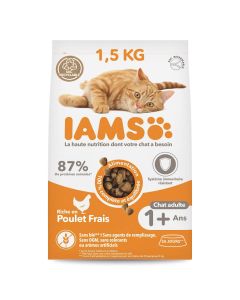 IAMS Vitality croquettes chat adulte poulet 1.5 kg