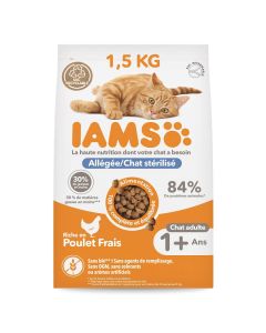 IAMS Vitality croquettes chat stérilisé poulet 1.5 kg