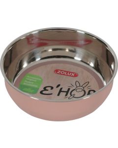 Zolux Bol inox Ehop rose pour rongeurs 400 ml