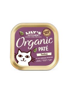 Lily's Kitchen Organic Délice de Dinde Bio pour Chat 19 x 85 g
