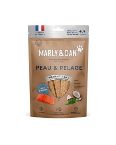 Marly & Dan Barres à mâcher Peau et Pelage chien 80 g
