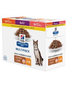 Hill's Prescription Diet Feline K/D Kidney Multipack 12 x 85g
