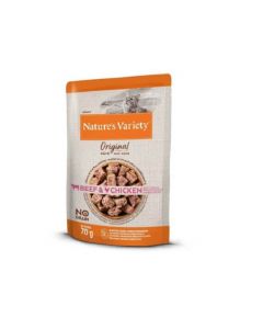 Nature's Variety Pâtée Original Chat No Grain Bœuf et Poulet 70 g