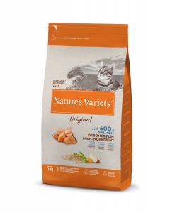 Nature's Variety Croquettes Original Chat Stérilisé saumon 300 g