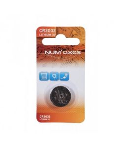 NumAxes pile CR2032 lithium 3 V