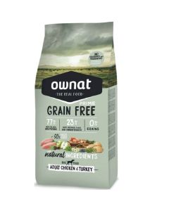 Ownat Grain Free Prime Poulet Dinde Chien 3 kg