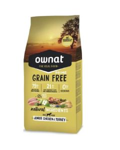Ownat Chiot Grain Free Prime Poulet Dinde 3 kg