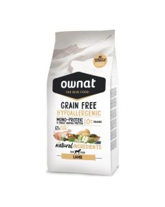 Ownat Grain Free Hypoallergenic Agneau Chien 3 kg - DLUO : 31/05/2024