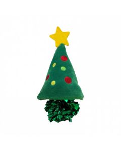 KONG Peluche Sapin de Noël Crackles Herbe à chat 19 cm