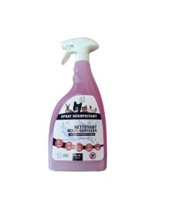 Pet Design Spray Nettoyant et Désinfectant 750 ml