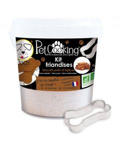 PetCooking Kit Friandises Biscuits Pain d'épices pour chien 400 g