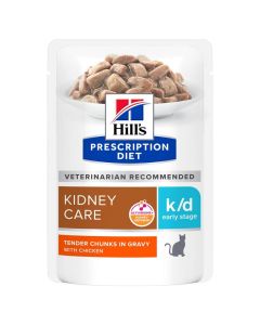 Hill's Prescription Diet Feline K/D Early Stage 12 x 85 g- La Compagnie des Animaux