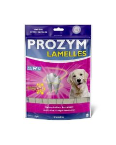 Prozym Lamelles chiens L +25 kg 15 lamelles