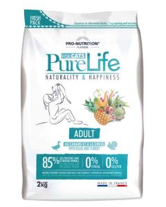 Pure Life Croquettes Chat Adult 2 kg- La Compagnie des Animaux