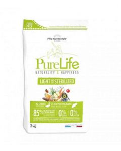 PureLife Croquettes Light / Sterilized pour chien 2 kg- La Compagnie des Animaux