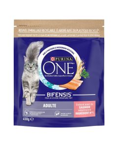 Purina One Chat Adulte Saumon 450 g