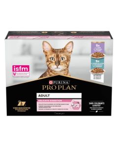 Purina Proplan Delicate Digestion Chat dinde & poisson 10 x 85 g