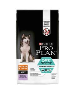 Purina Proplan Dog Medium & Large Adult OPTIDIGEST Grain Free Dinde 7 kg- La Compagnie des Animaux