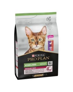 Purina Proplan Savoury Duo Chat Adult Sterilised Canard et Foie 3 kg