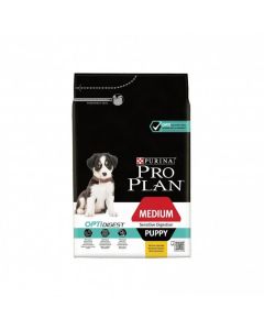 Purina Pro Plan Dog Medium Puppy Sensitive Digestion Agneau OPTIDIGEST 3 kg - La Compagnie des Animaux