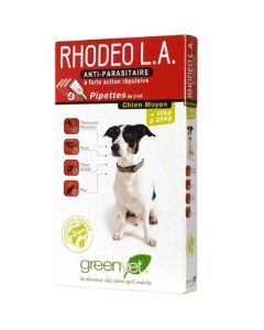 Rhodeo L.A chien moyen de 10 à 25 kg 4 pipettes