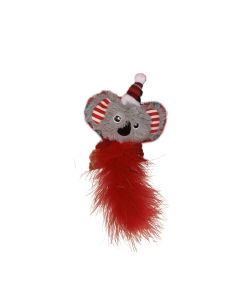 Rosewood Peluche Koala de Noël rouge pour chat