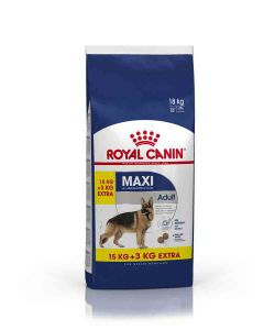 Royal Canin Maxi Adult 15 kg + 3 kg offerts