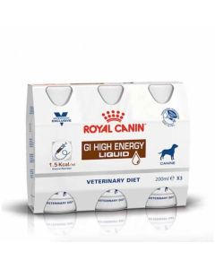 Royal Canin Vet Chien Gastrointestinal High Energy Liquid 3 x 200 ml